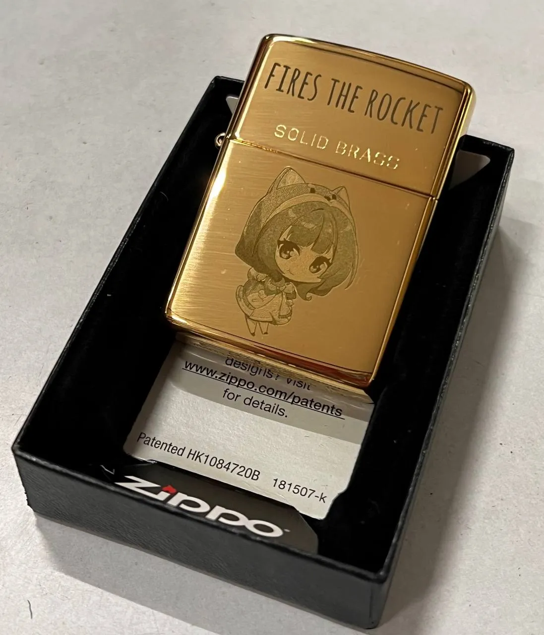 Inuko laser engraved zippo lighter